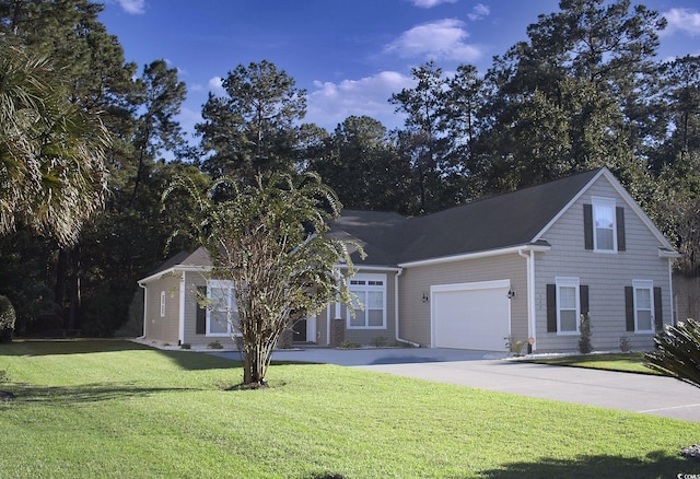 323 Trestle Way, Conway, SC 29526 - view of front of property featuring an attached garage, concrete driveway, and a front yard