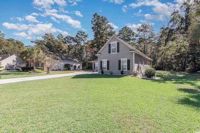 323 Trestle Way, Conway, SC 29526 - view of front of house with a front lawn and concrete driveway
