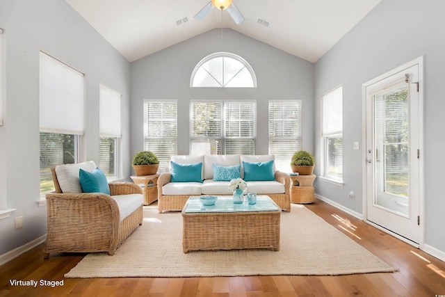 323 Trestle Way, Conway, SC 29526 - sunroom / solarium featuring vaulted ceiling