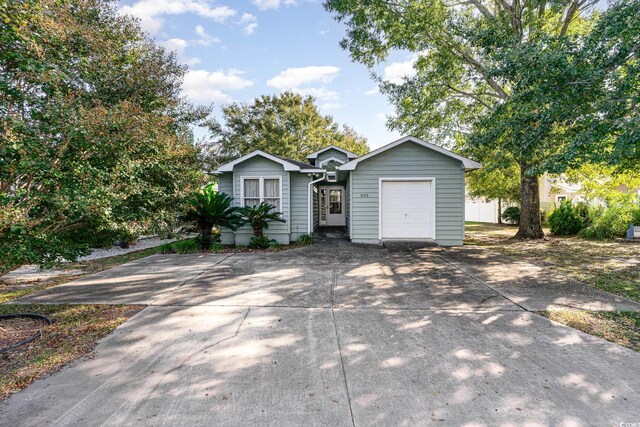 view of ranch-style home