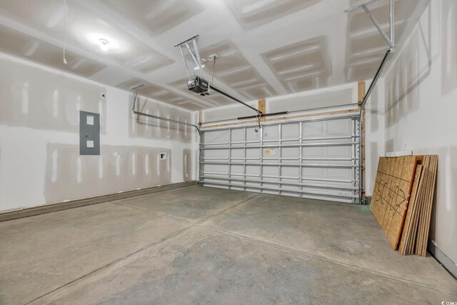 389 Sun Colony Blvd, Longs, SC 29568 - garage with electric panel and a garage door opener