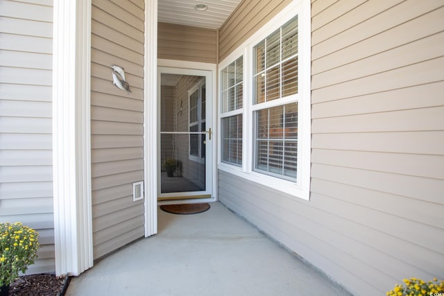 view of property entrance