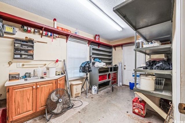 244 George Washington Trl, Georgetown, SC 29440 - garage featuring a sink