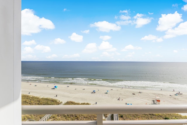 water view with a beach view