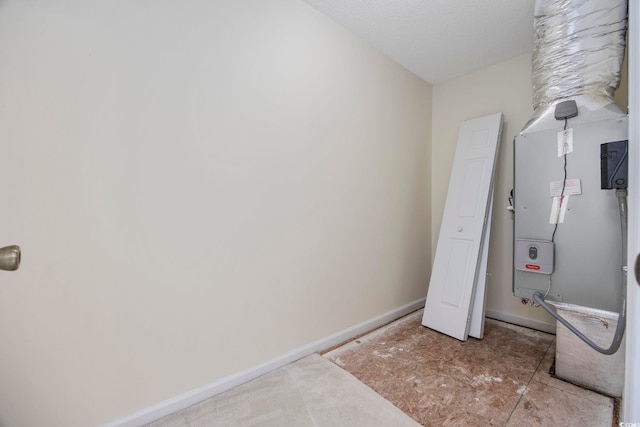 bathroom featuring a textured ceiling