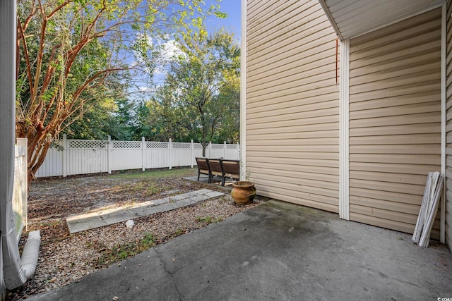 view of yard featuring a patio