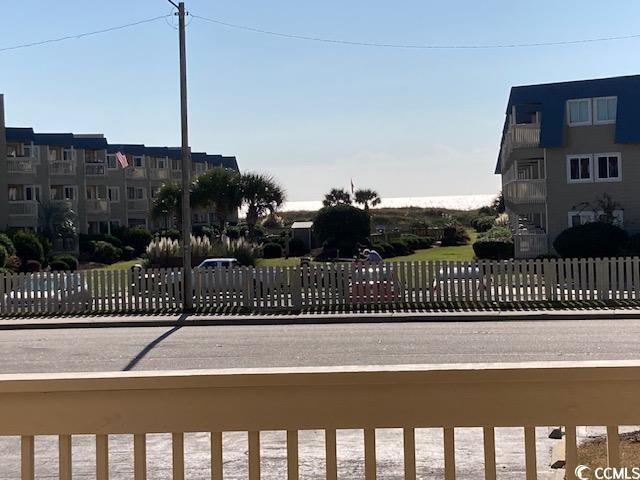 exterior space featuring fence
