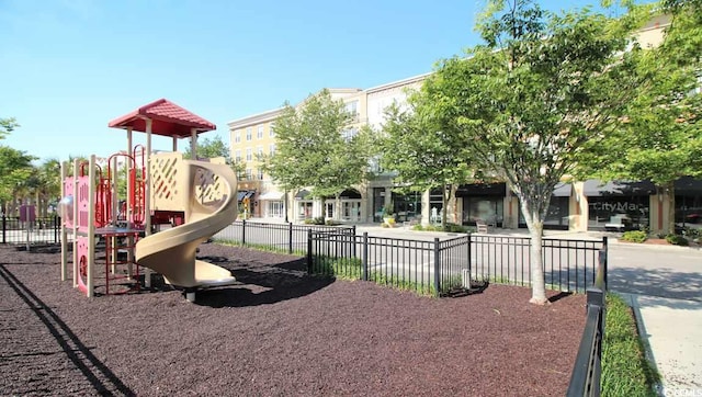 view of jungle gym