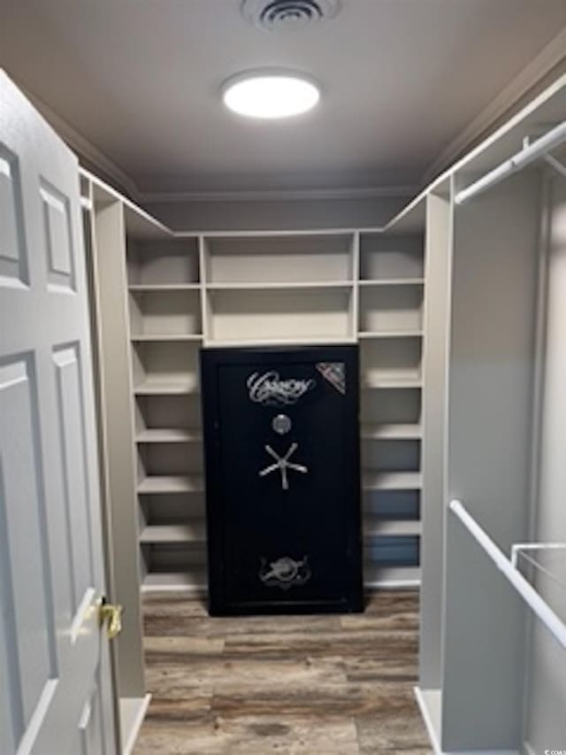 3936 Murrells Inlet Rd, Murrells Inlet, SC 29576 - spacious closet with wood finished floors