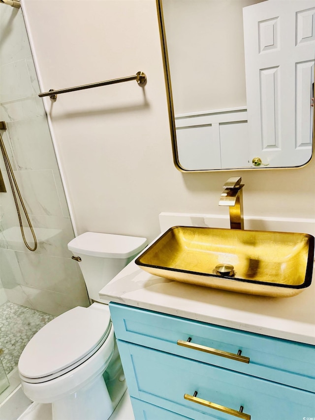 3936 Murrells Inlet Rd, Murrells Inlet, SC 29576 - bathroom with vanity and a stall shower