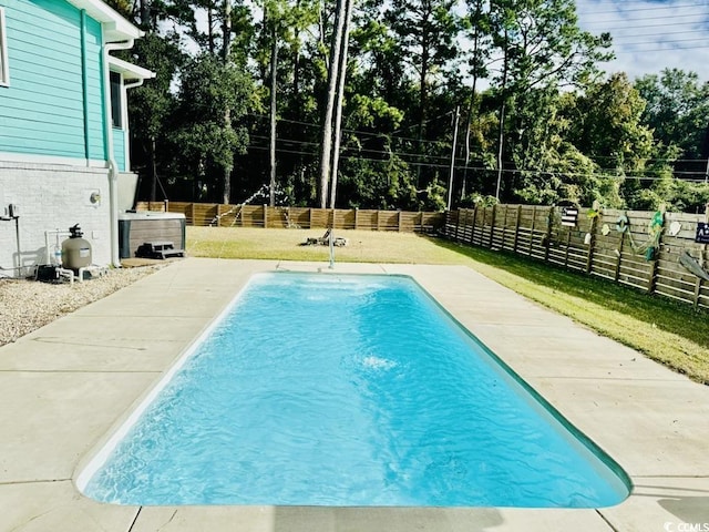 3936 Murrells Inlet Rd, Murrells Inlet, SC 29576 - view of pool featuring a fenced backyard and view of wooded area
