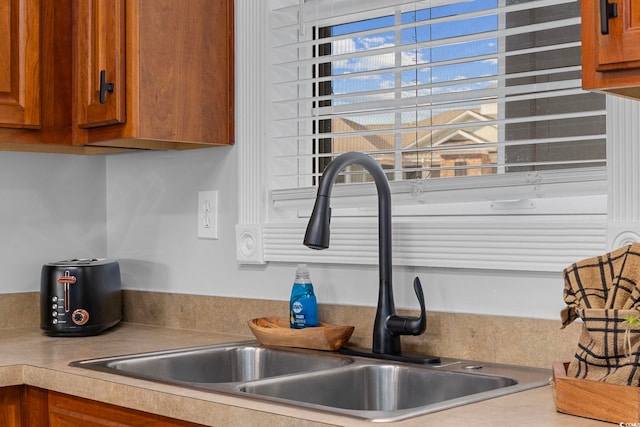 kitchen featuring sink