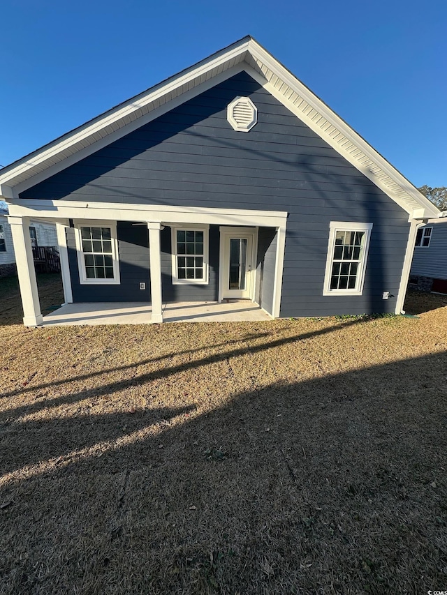 view of rear view of house