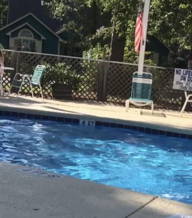 view of swimming pool