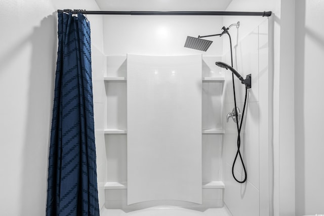 bathroom with walk in shower