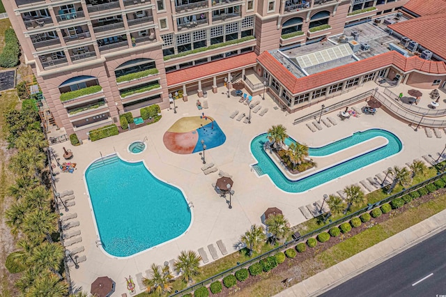 drone / aerial view