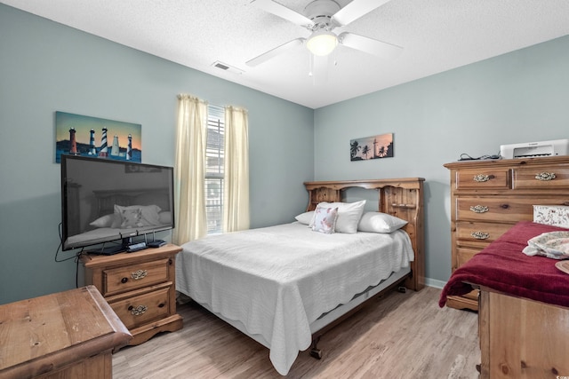 2169 Wedgewood Dr, Longs, SC 29568 - bedroom with light wood-type flooring and a ceiling fan