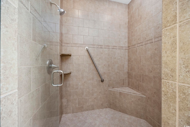 bathroom with walk in shower