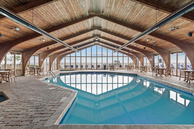 9550 Shore Dr Unit 1202, Myrtle Beach, SC 29572 - view of indoor pool