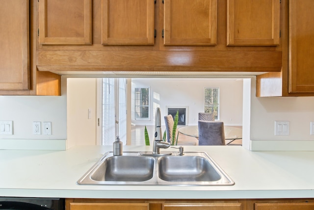 kitchen featuring sink