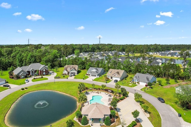 544 Running Deer Trl, Myrtle Beach, SC 29588 - aerial view of residential area featuring a pool area
