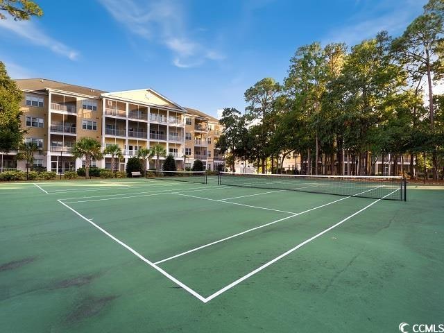 view of tennis court