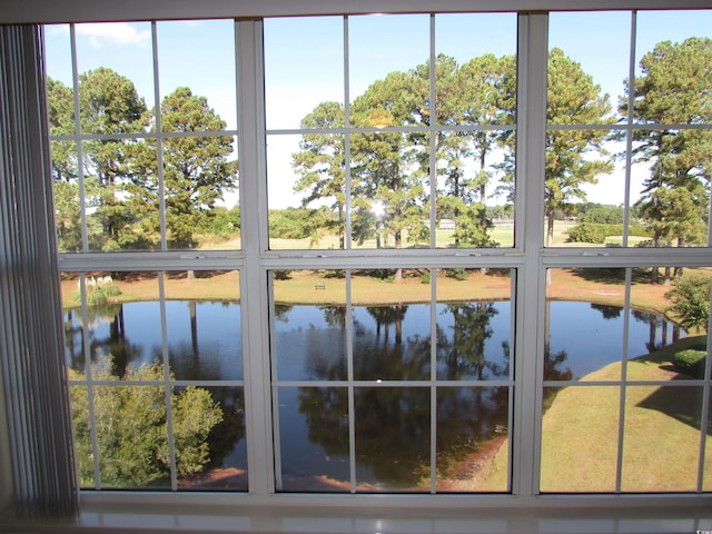 room details with a water view