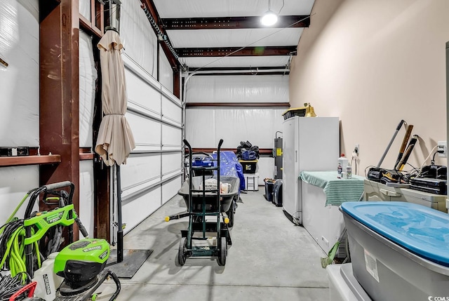 7299 Cartrette Rd, Aynor, SC 29511 - garage featuring fridge