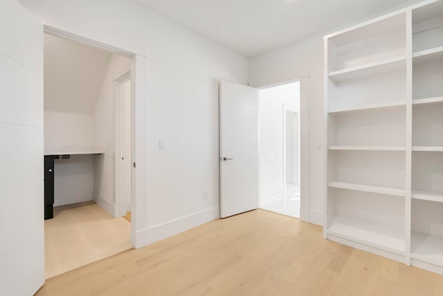 interior space with wood-type flooring