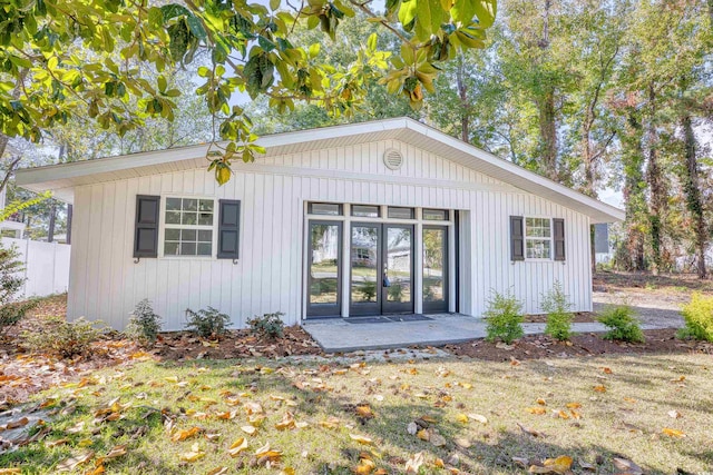 back of house featuring a patio area