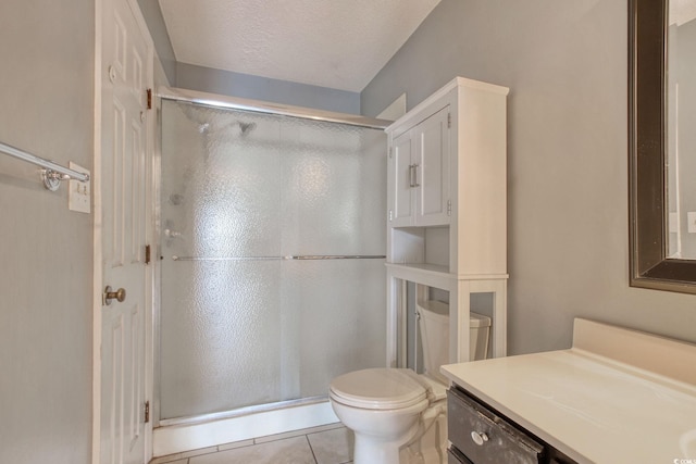 4337 Spa Dr Unit 1309, Little River, SC 29566 - bathroom with vanity, a shower stall, and tile patterned floors