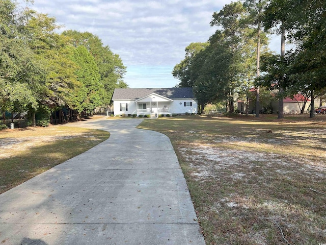 view of front of home