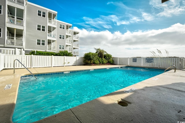 view of pool