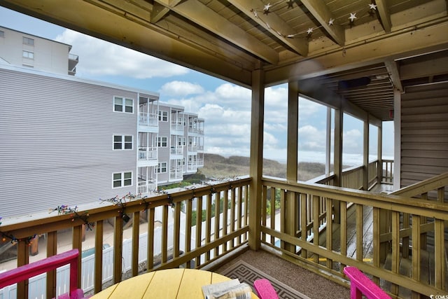 4305 S Ocean Blvd Unit 205, North Myrtle Beach, SC 29582 - view of wooden terrace