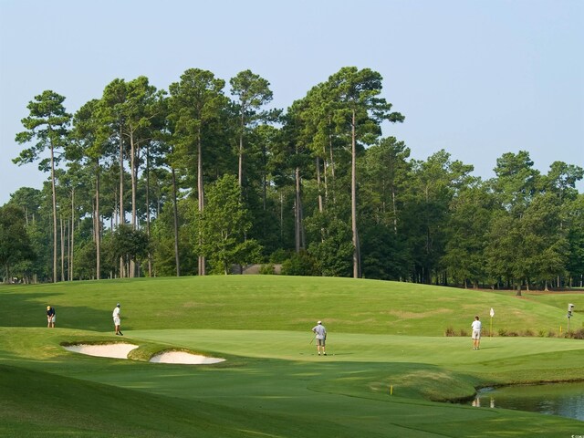2327 King Farm Rd, Aynor, SC 29511 - surrounding community with a lawn and view of golf course