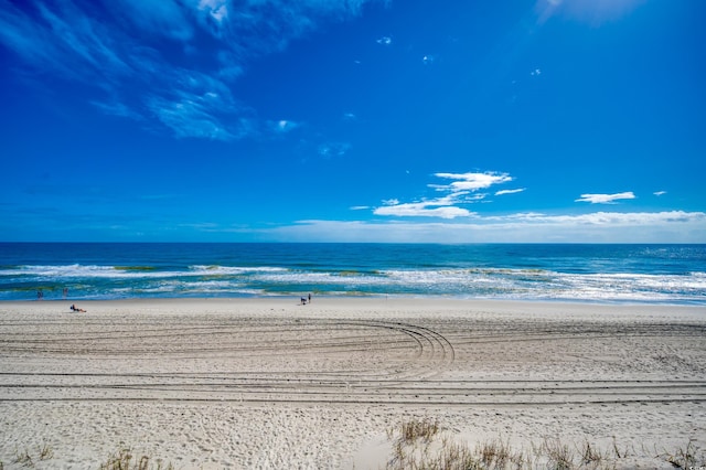 water view with a beach view