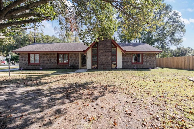 view of ranch-style house