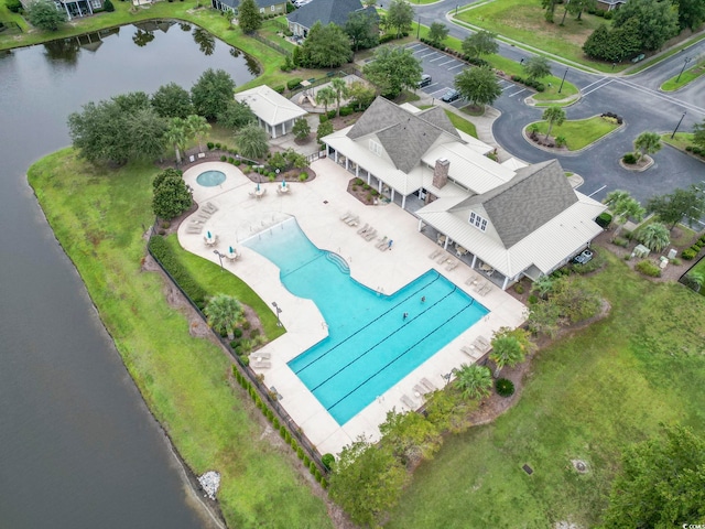 116 Ocean Sands Ct, Myrtle Beach, SC 29579 - birds eye view of property featuring a water view