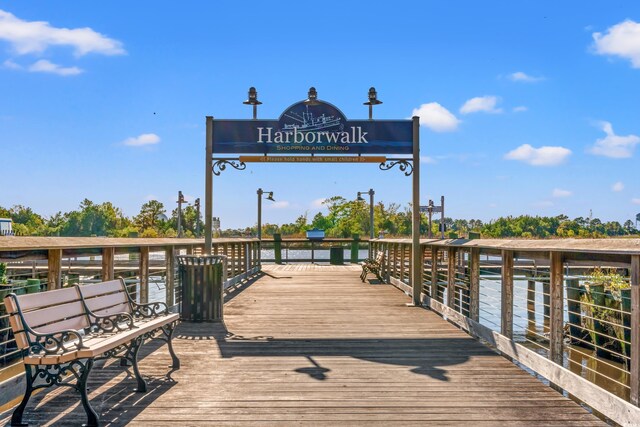 608 Britt St, Georgetown, SC 29440 - dock with a water view