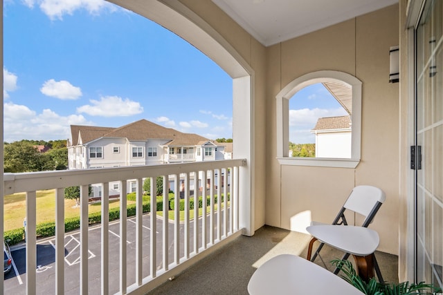 2241 Waterview Dr Unit 437, North Myrtle Beach, SC 29582 - balcony featuring a residential view