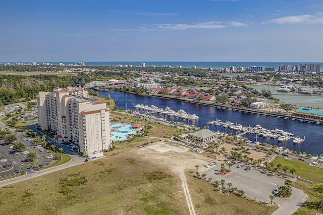 2241 Waterview Dr Unit 437, North Myrtle Beach, SC 29582 - view of urban area featuring a nearby body of water and a marina