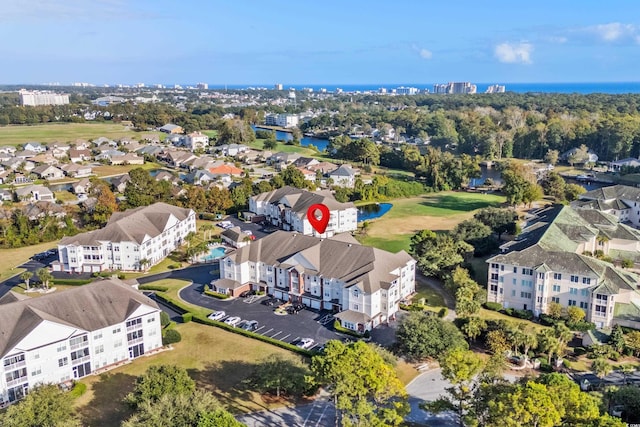 2241 Waterview Dr Unit 437, North Myrtle Beach, SC 29582 - aerial view of residential area featuring a nearby body of water