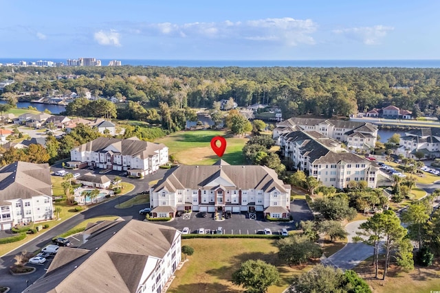 2241 Waterview Dr Unit 437, North Myrtle Beach, SC 29582 - aerial perspective of suburban area with a large body of water
