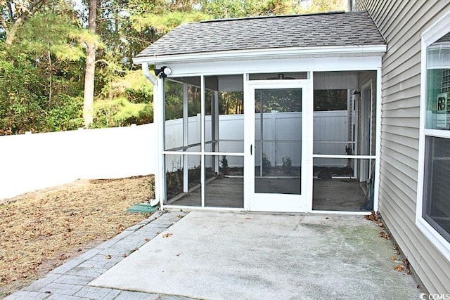 exterior space featuring a patio area