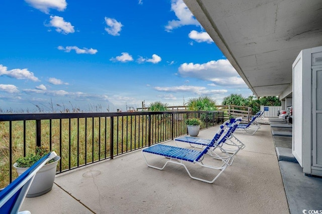 2609 S Ocean Blvd Unit 403, North Myrtle Beach, SC 29582 - view of patio featuring a balcony