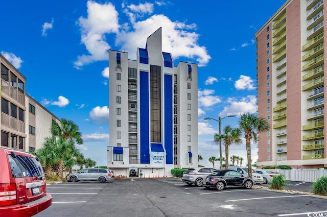 2609 S Ocean Blvd Unit 403, North Myrtle Beach, SC 29582 - view of property with uncovered parking