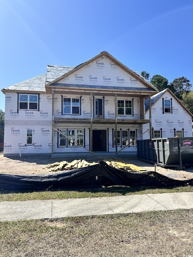 view of property in mid-construction