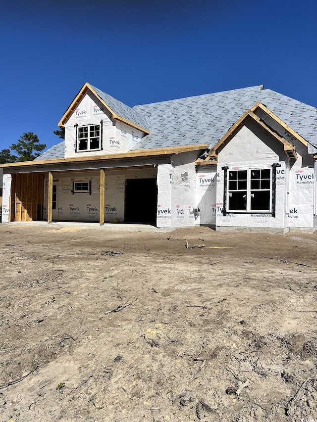 view of property under construction