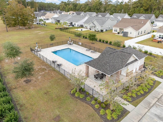 view of pool