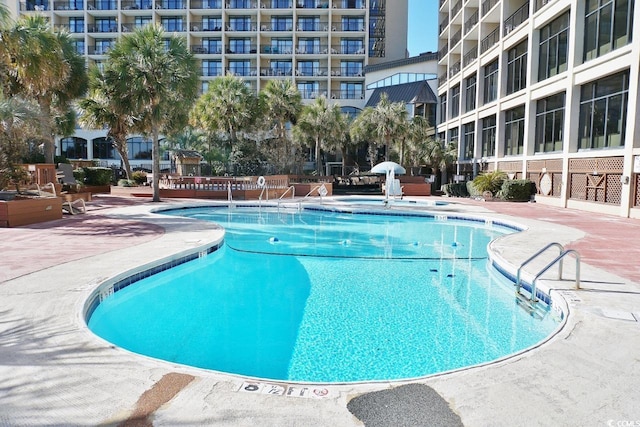 4800 S Ocean Blvd Unit 1522, North Myrtle Beach, SC 29582 - community pool with a patio